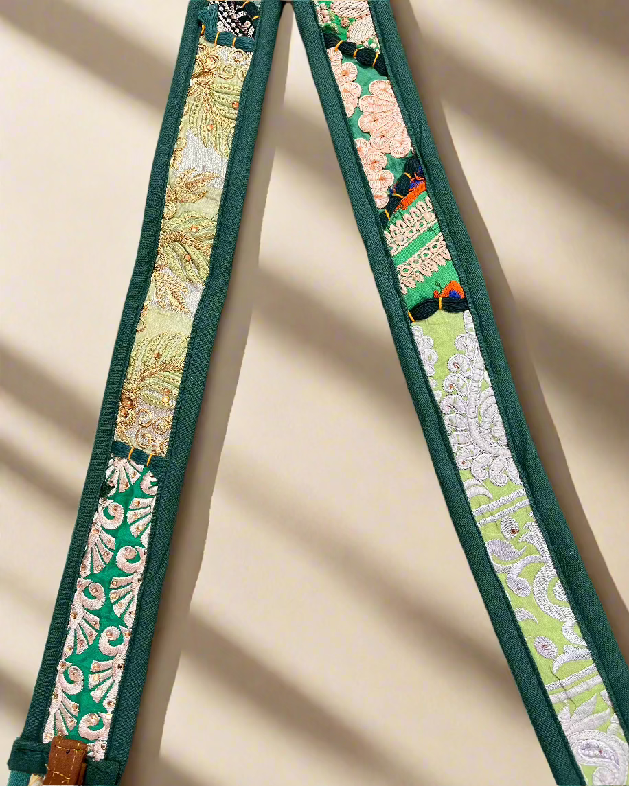 Green-Banjara Boho Bag - The Ethnic Indian Store