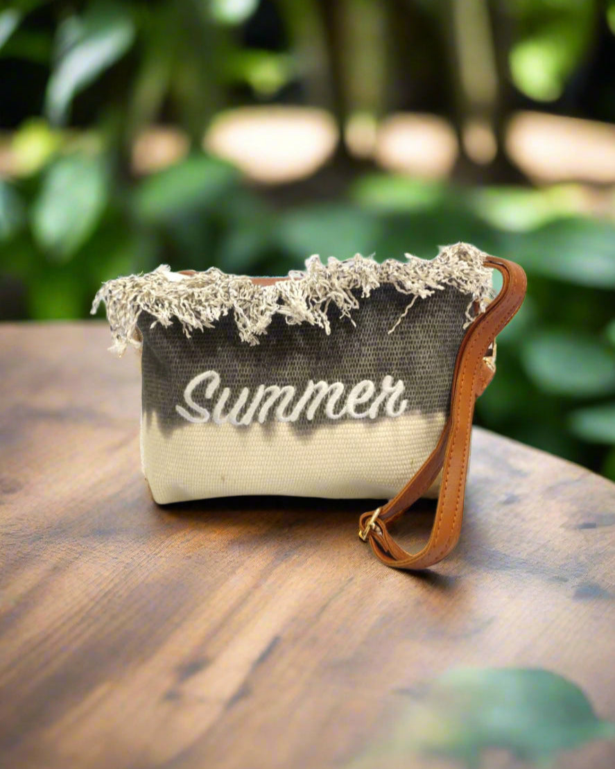 Stylish & Lightweight Summer Sling Bag. Perfect for Beach & Casual Outings- front view
