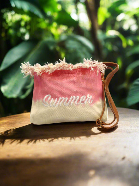 Stylish & Lightweight Summer Sling Bag. Perfect for Beach & Casual Outings- front view